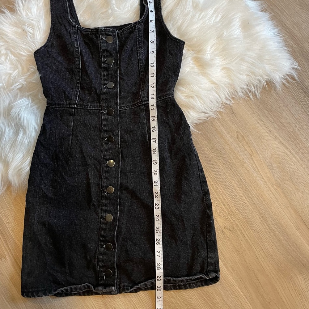 Urban Outfitters Black Denim Mini Dress - Picture 11 of 12